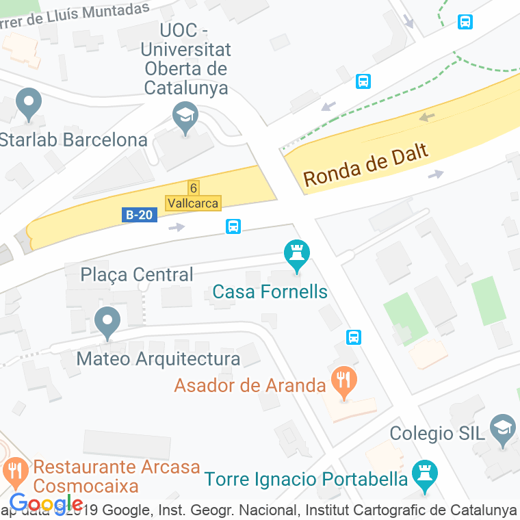 Código Postal calle Bosch I Alsina   (Impares Del 1 Al Final)  (Pares Del 2 Al Final) en Barcelona