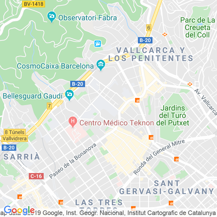 Código Postal calle Camp, plaça (Impares Del 1 Al Final)  (Pares Del 2 Al Final) en Barcelona