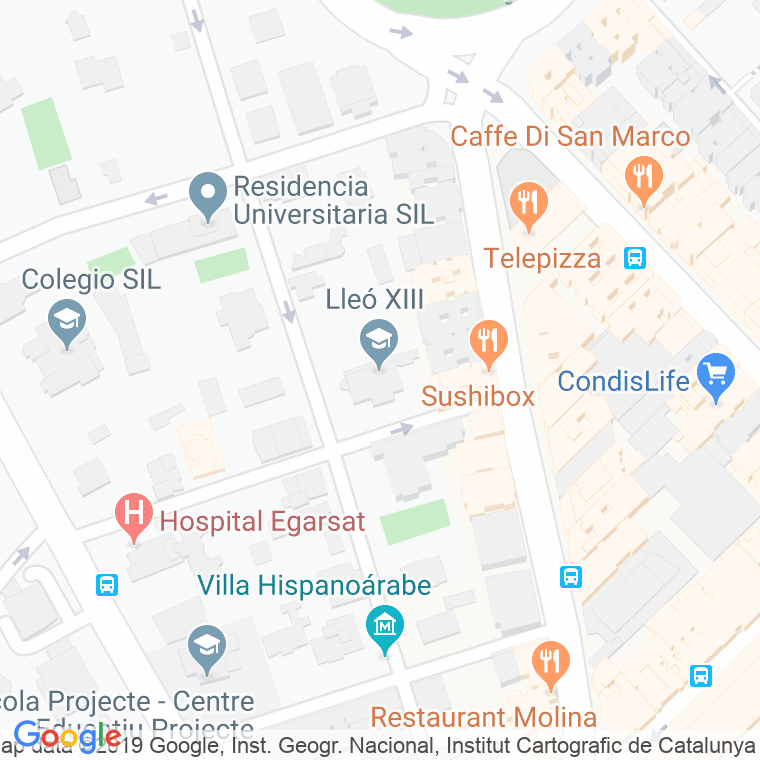 Código Postal calle Lleo Xiii en Barcelona