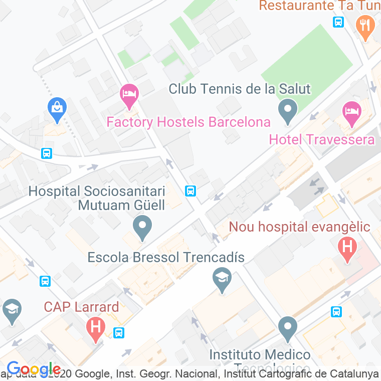 Código Postal calle Mare De Deu De La Pau, plaça en Barcelona