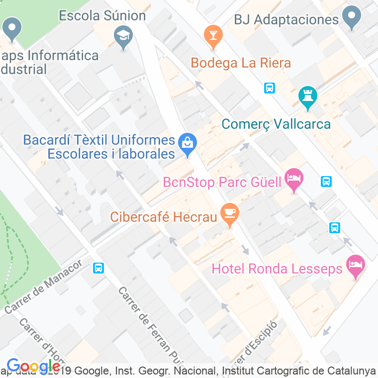 Código Postal calle Agramunt en Barcelona