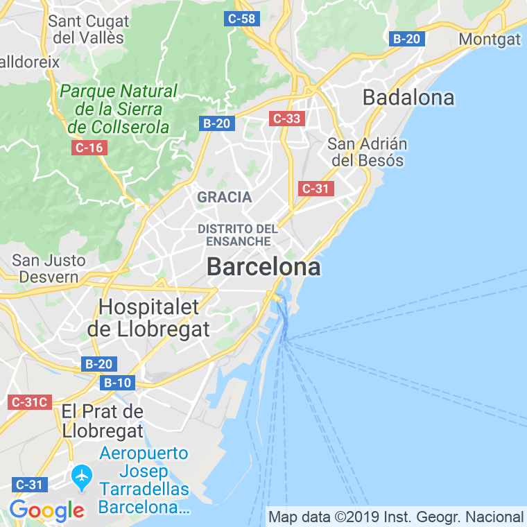 Código Postal calle Aldea en Barcelona