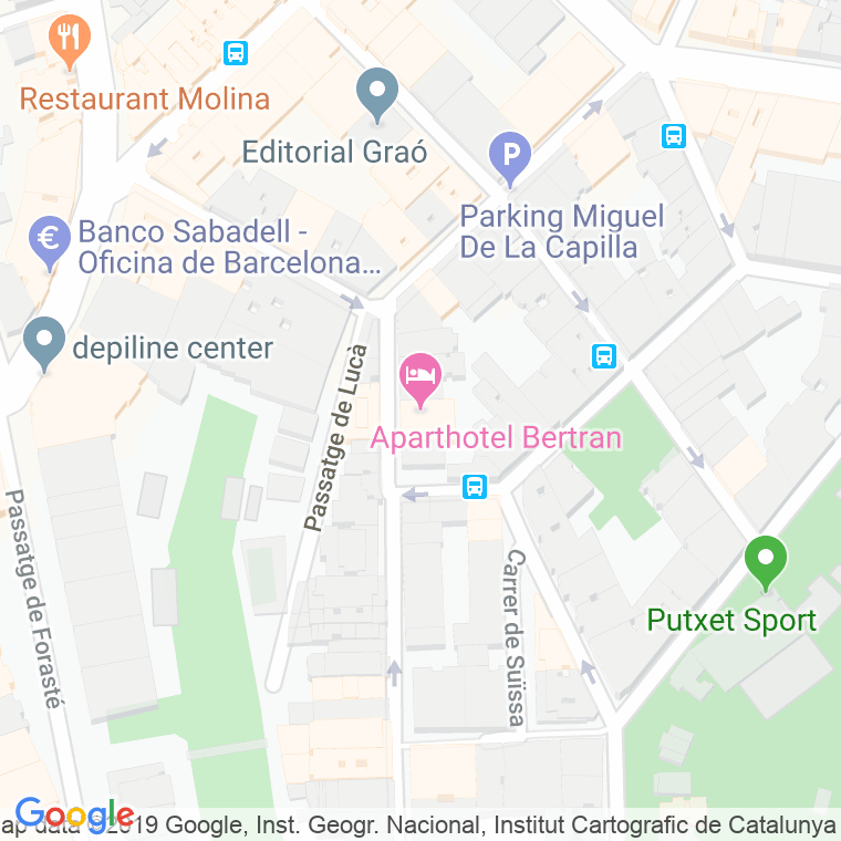 Código Postal calle Bertran en Barcelona