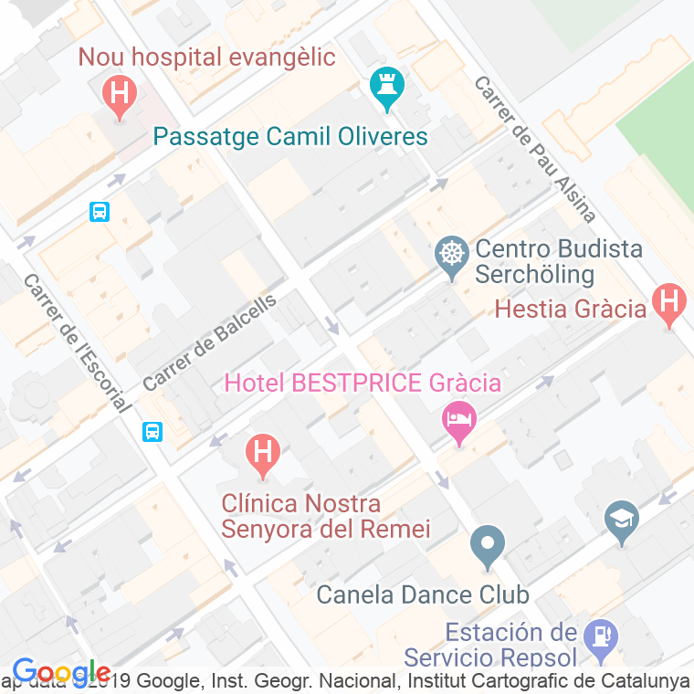 Código Postal calle Amunt, passeig en Barcelona