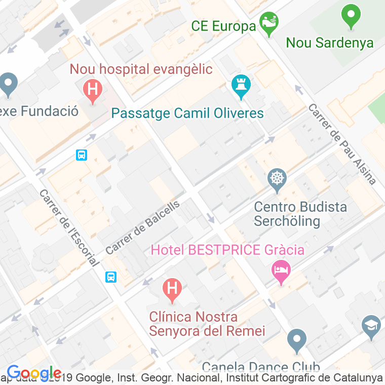 Código Postal calle Balcells en Barcelona