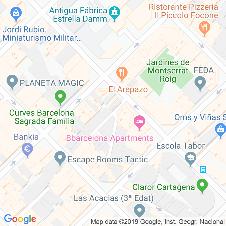 Código Postal calle Leon, passatge en Barcelona