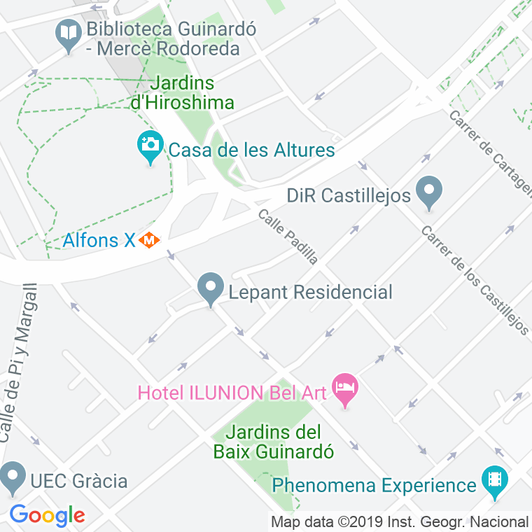 Código Postal calle Lligalbe, De, torrent en Barcelona