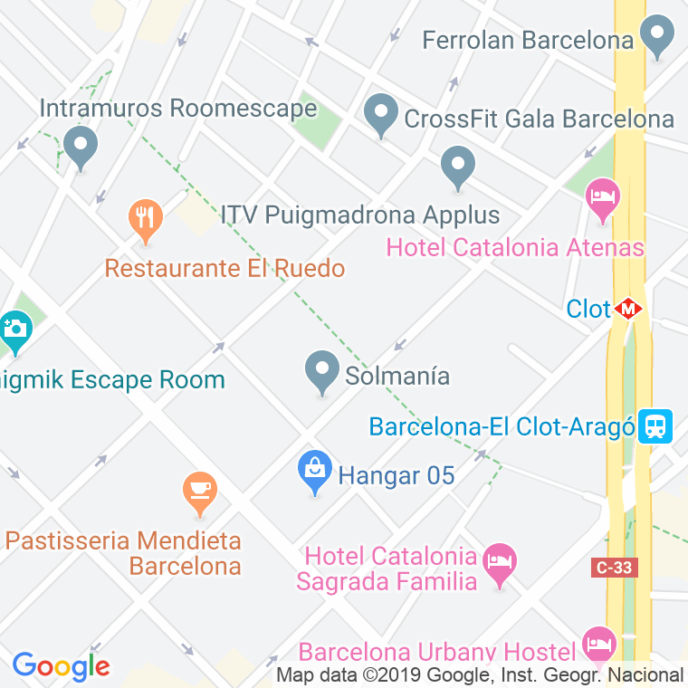 Código Postal calle Rogent en Barcelona