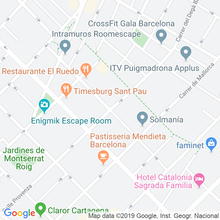 Código Postal calle Xifre en Barcelona