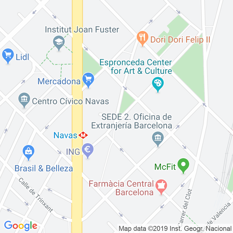 Código Postal calle Bofarull, Dels en Barcelona