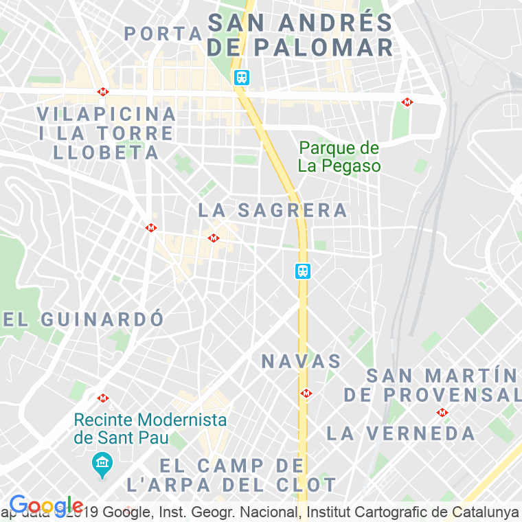 Código Postal calle Felip Ii   (Impares Del 1 Al 265)  (Pares Del 2 Al 234) en Barcelona