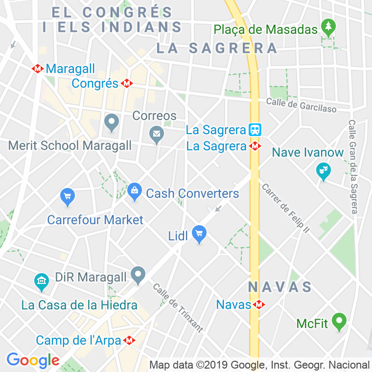 Código Postal calle Juan De Garay   (Impares Del 25 Al Final)  (Pares Del 38 Al Final) en Barcelona