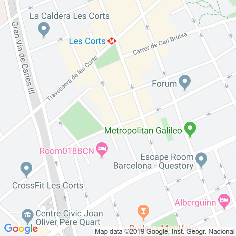 Código Postal calle Lluça en Barcelona