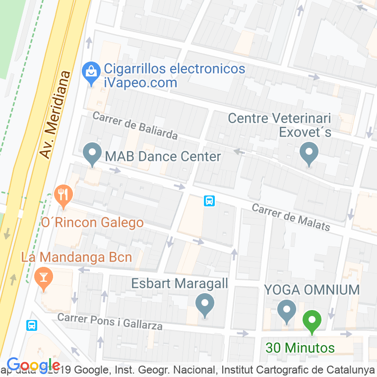 Código Postal calle Arbucies en Barcelona