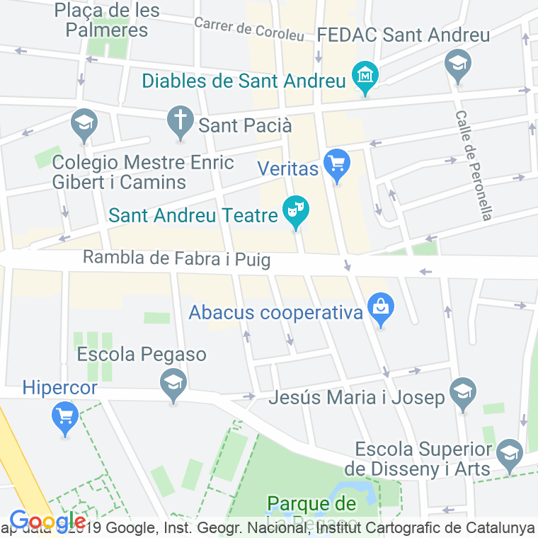 Código Postal calle Cuba en Barcelona