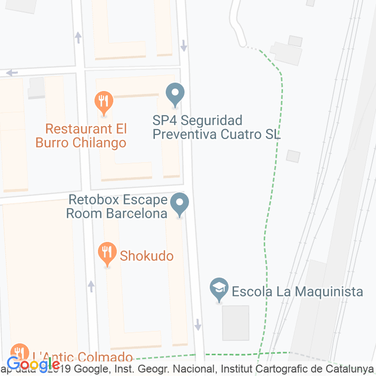 Código Postal calle Estefania De Requesens, D', carrer en Barcelona