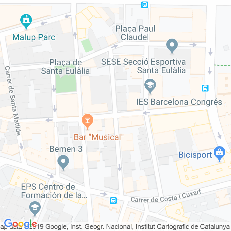 Código Postal calle Francesc Bolos en Barcelona