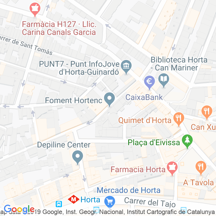 Código Postal calle Alt De Mariner en Barcelona