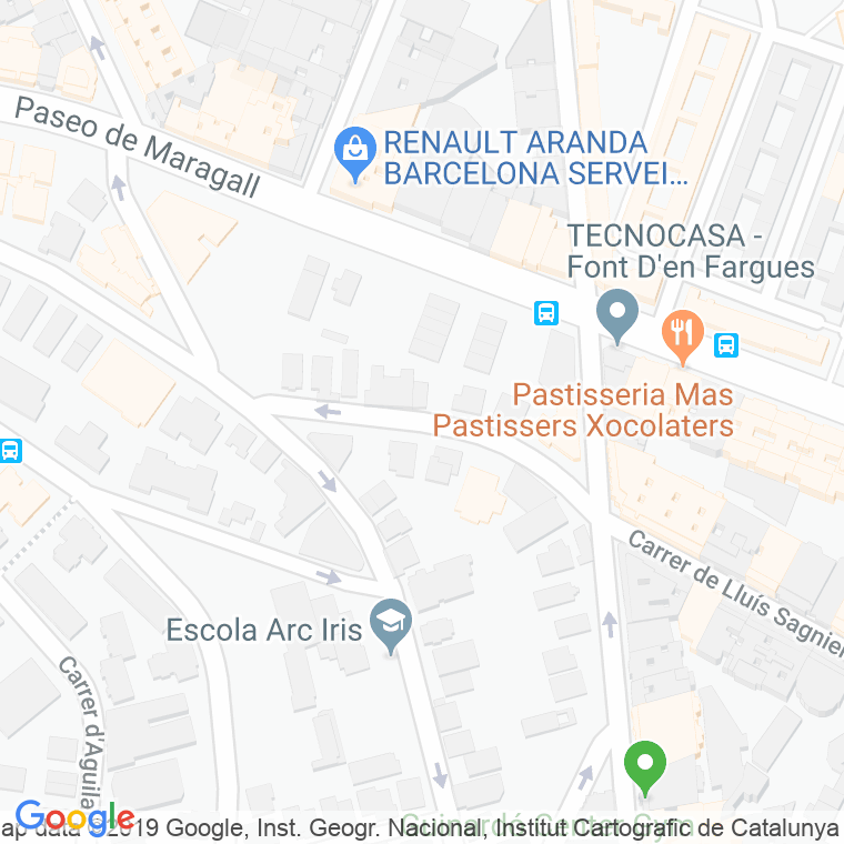Código Postal calle Dalmau De Creixell en Barcelona