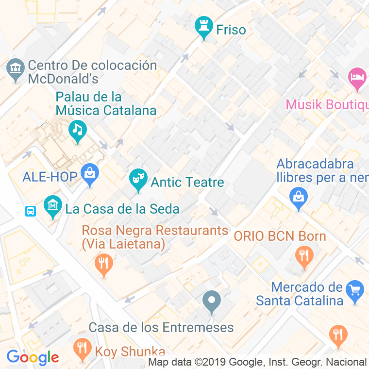 Código Postal calle Mare De Deu Del Pilar (Carmel) en Barcelona