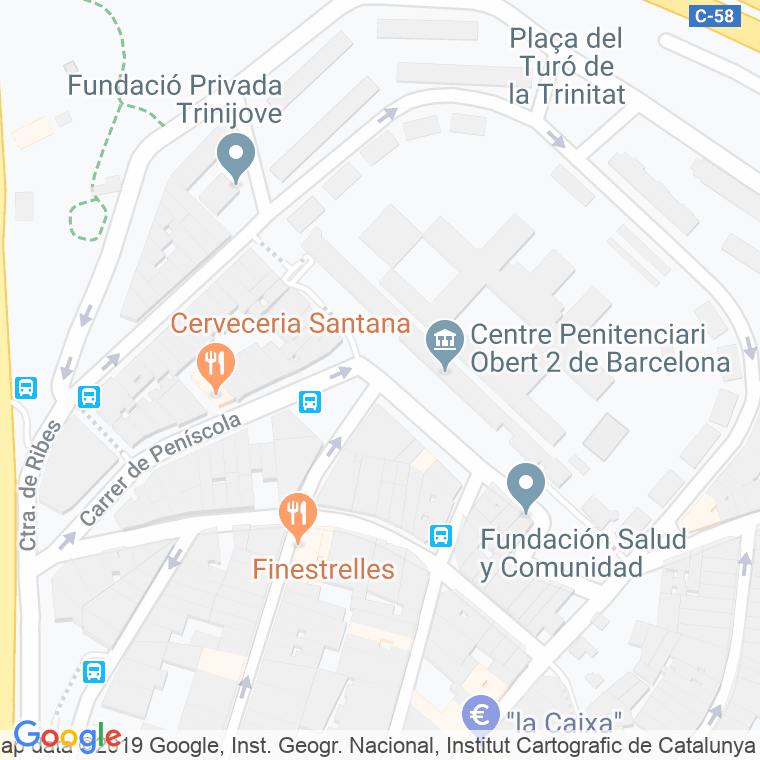 Código Postal calle Pare Manjon en Barcelona