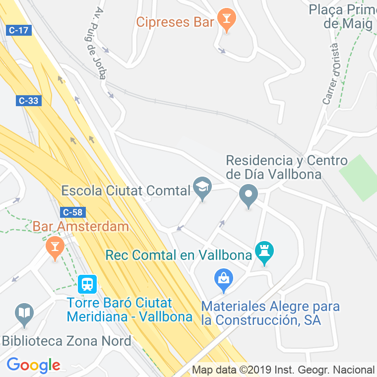 Código Postal calle Pierola en Barcelona