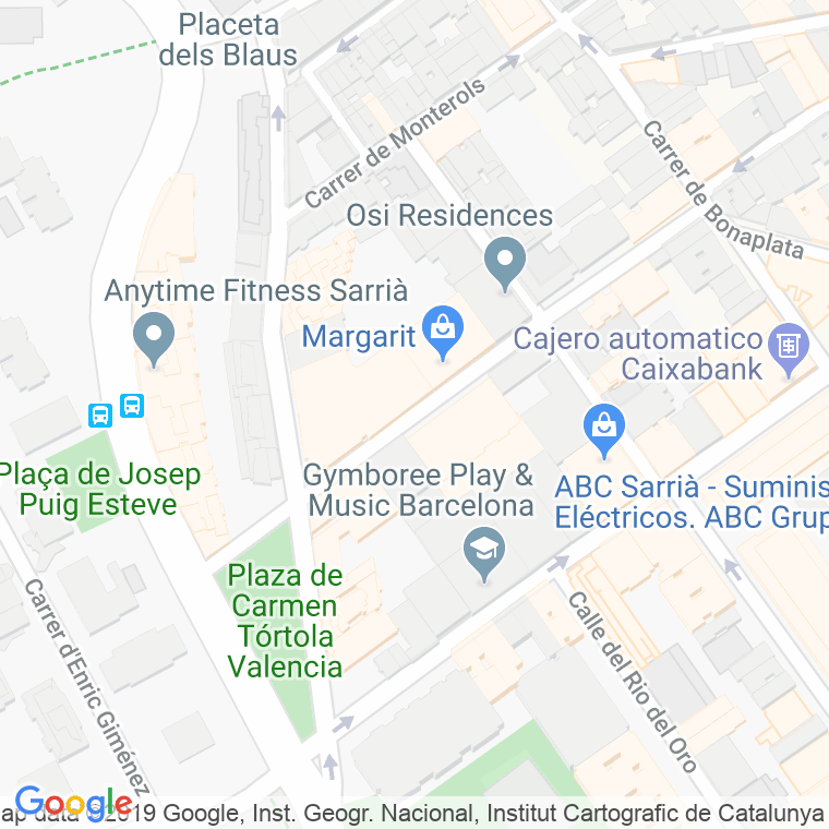 Código Postal calle Caponata en Barcelona