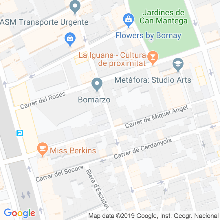 Código Postal calle Festa Major en Barcelona