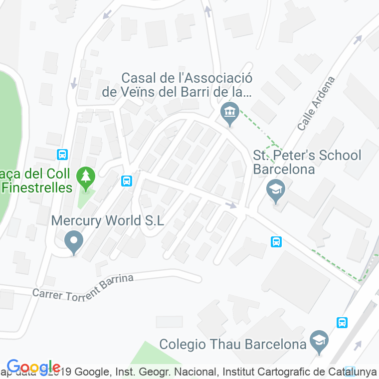 Código Postal calle Herois Del Bruc en Barcelona