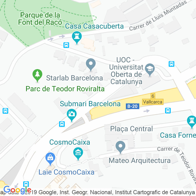 Código Postal calle Adria Margarit en Barcelona