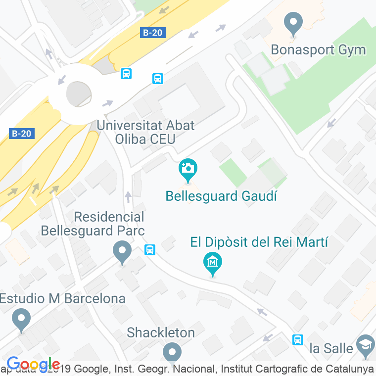 Código Postal calle Bellesguard   (Impares Del 21 Al Final)  (Pares Del 32 Al Final) en Barcelona