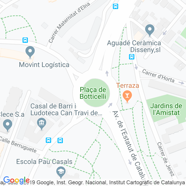 Código Postal calle Botticelli, De, plaça en Barcelona