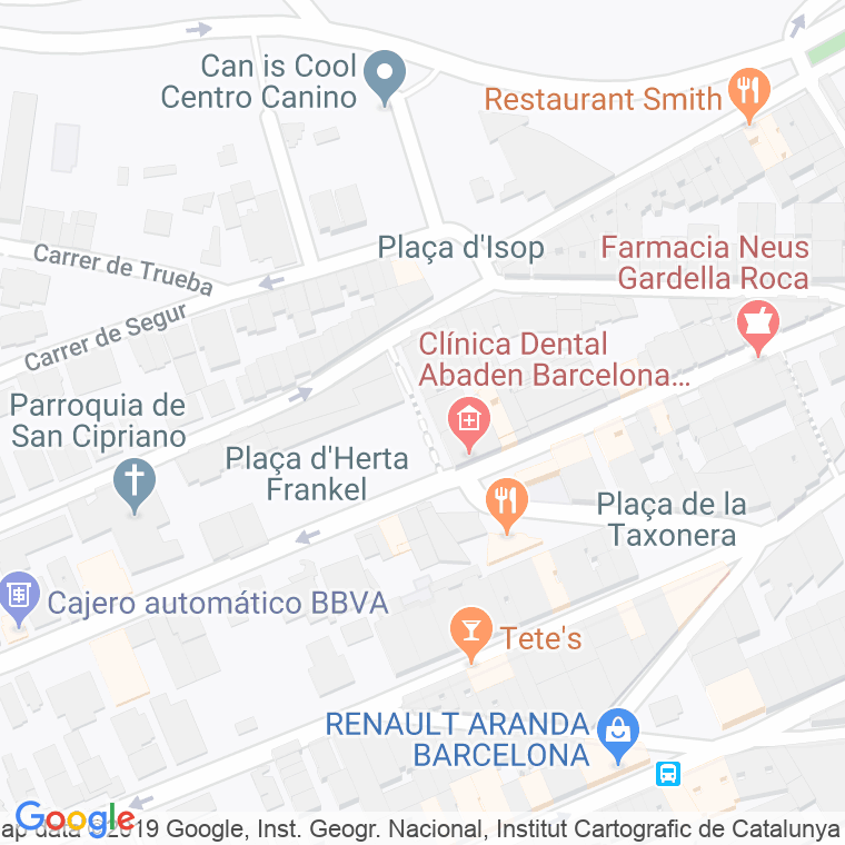 Código Postal calle Can Besora, De, torrent en Barcelona