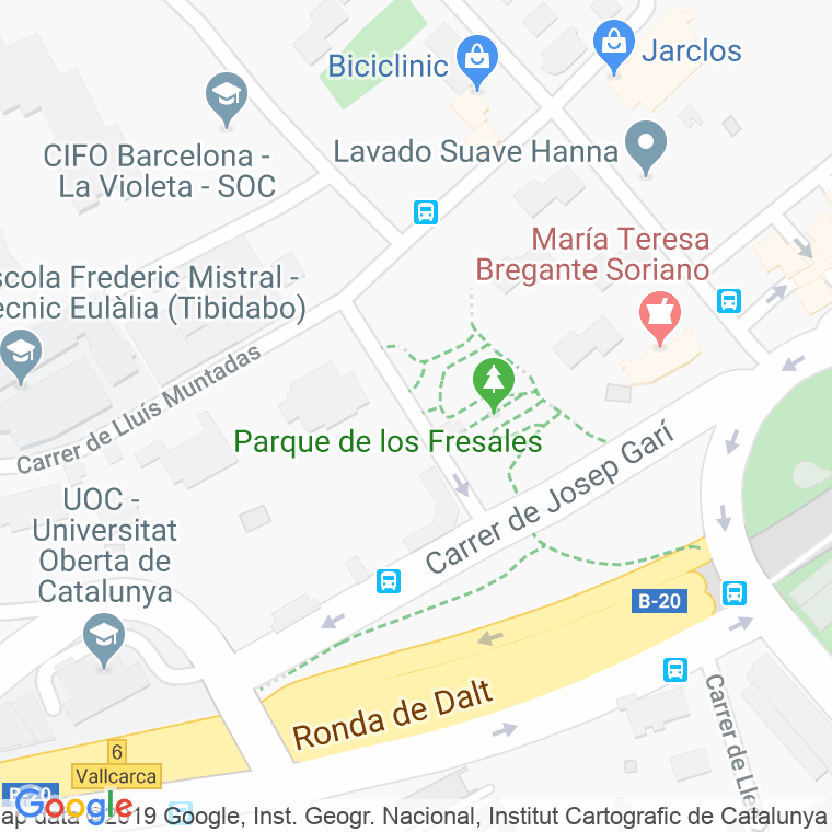 Código Postal calle Comte De Sert en Barcelona