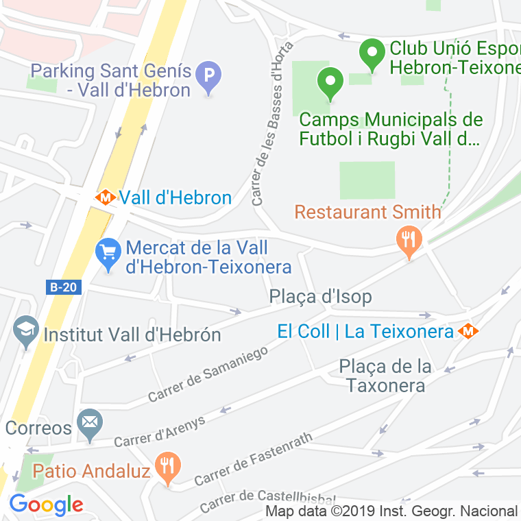 Código Postal calle Fernan Caballero en Barcelona