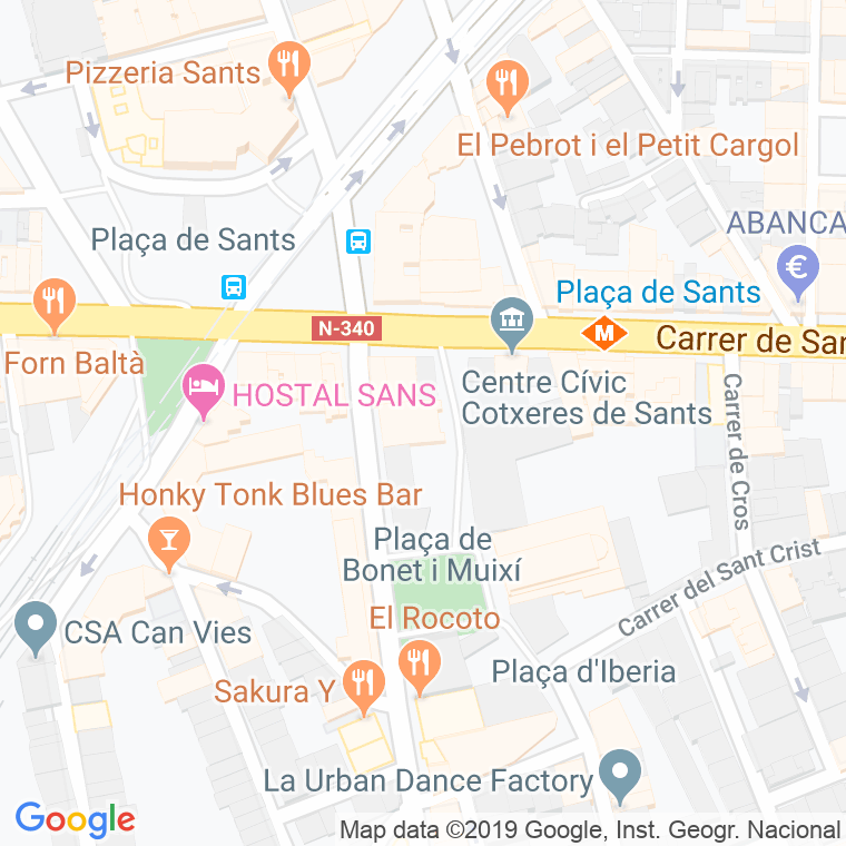 Código Postal calle Doctor Ferrer I Cajigal, plaça en Barcelona