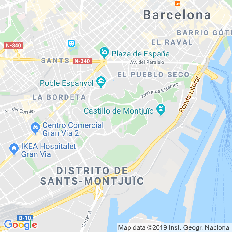 Código Postal calle Cartoixa en Barcelona