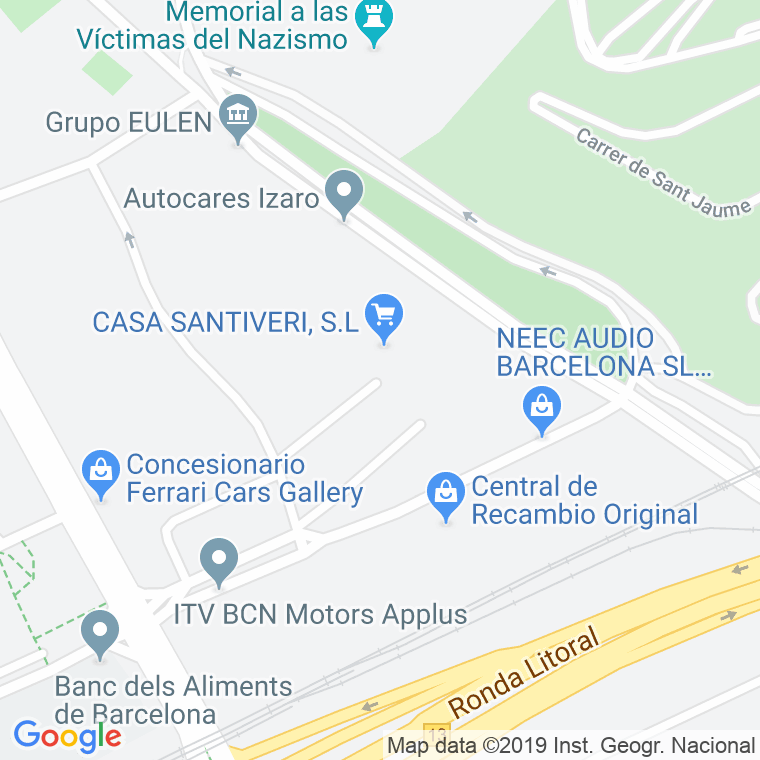 Código Postal calle Gabriel Miro en Barcelona