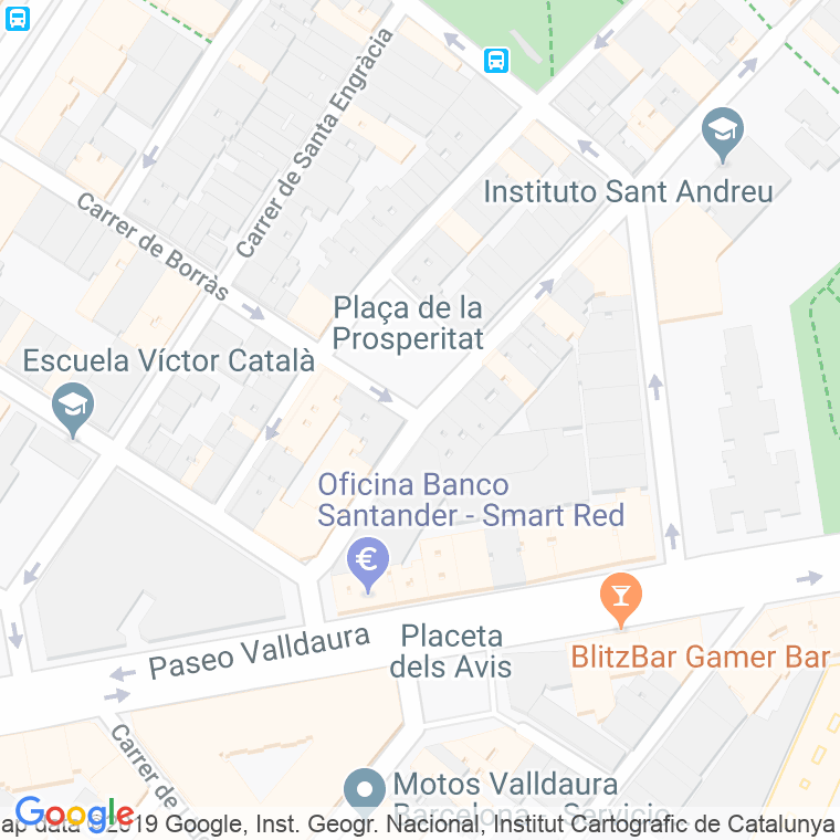 Código Postal calle Cases Boada en Barcelona