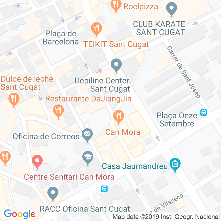 Código Postal calle Girona, carrer en Sant Cugat del Vallés