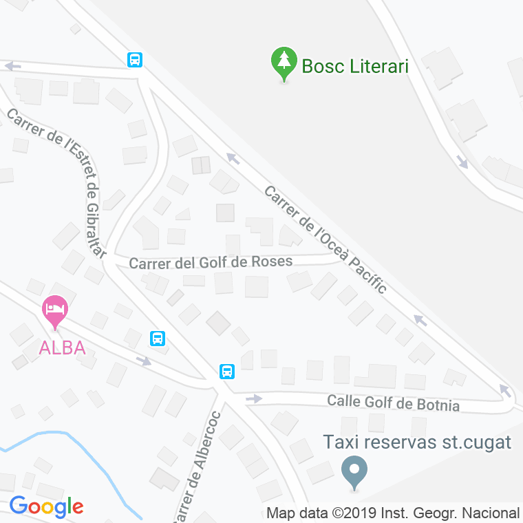 Código Postal calle Golf De Roses, carrer en Sant Cugat del Vallés