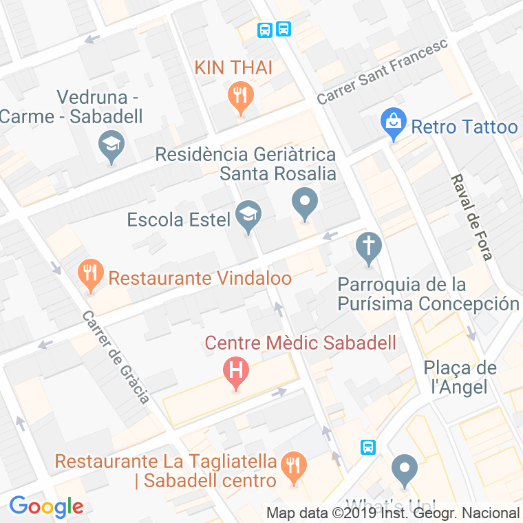 Código Postal calle Capmany en Sabadell