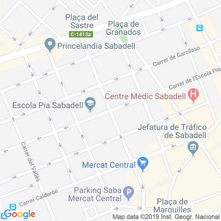 Código Postal calle Coromines en Sabadell