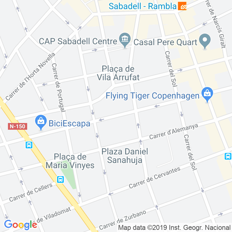 Código Postal calle Montserrat en Sabadell