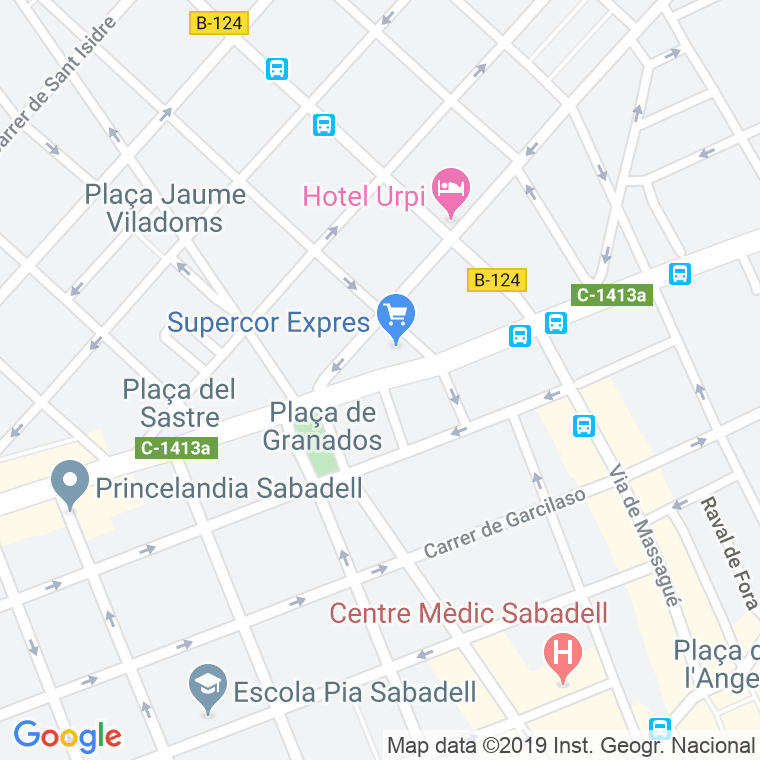 Código Postal calle Poeta Folguera en Sabadell