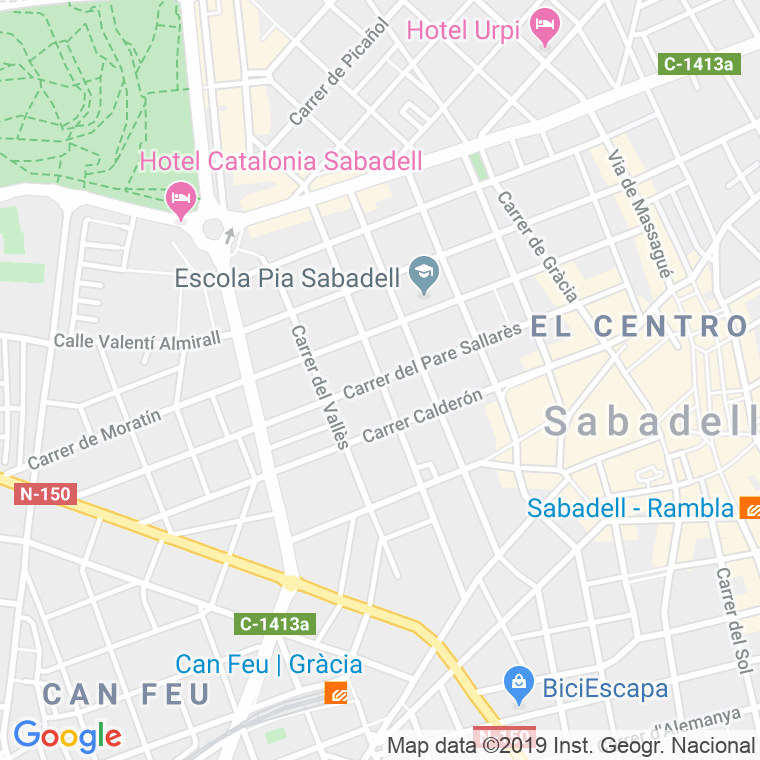 Código Postal calle Unio en Sabadell
