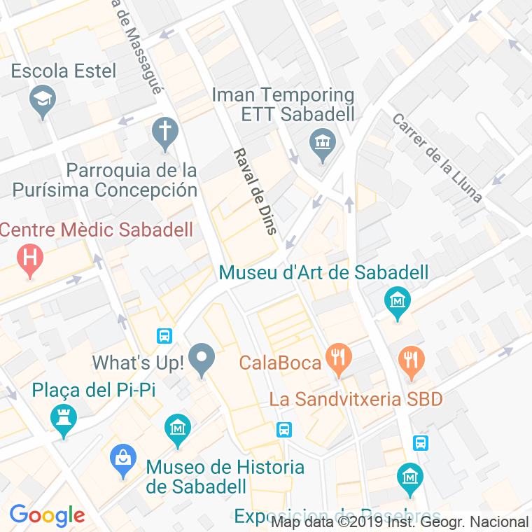 Código Postal calle Angel, plaça en Sabadell
