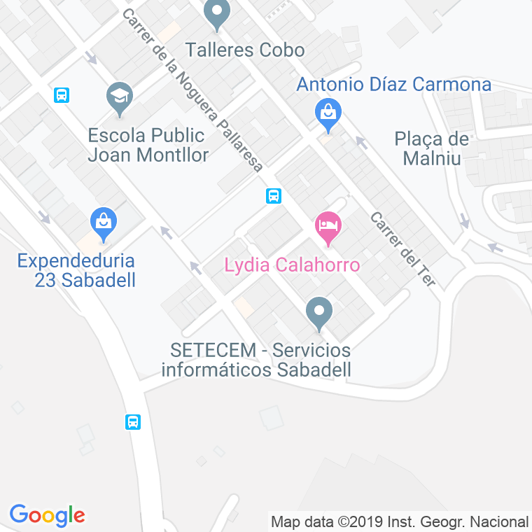 Código Postal calle Duero en Sabadell