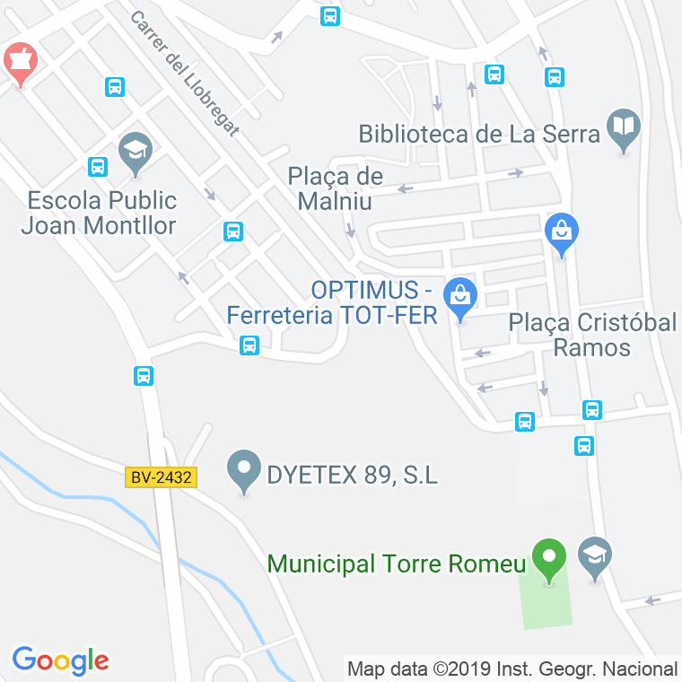 Código Postal calle Ebre, ronda en Sabadell