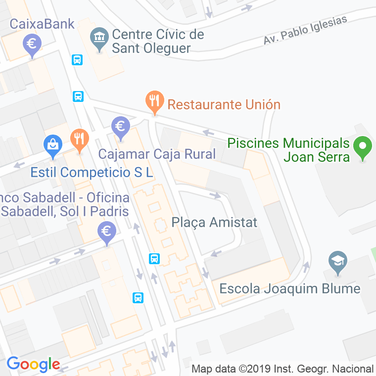 Código Postal calle Bellpuig, passatge en Sabadell